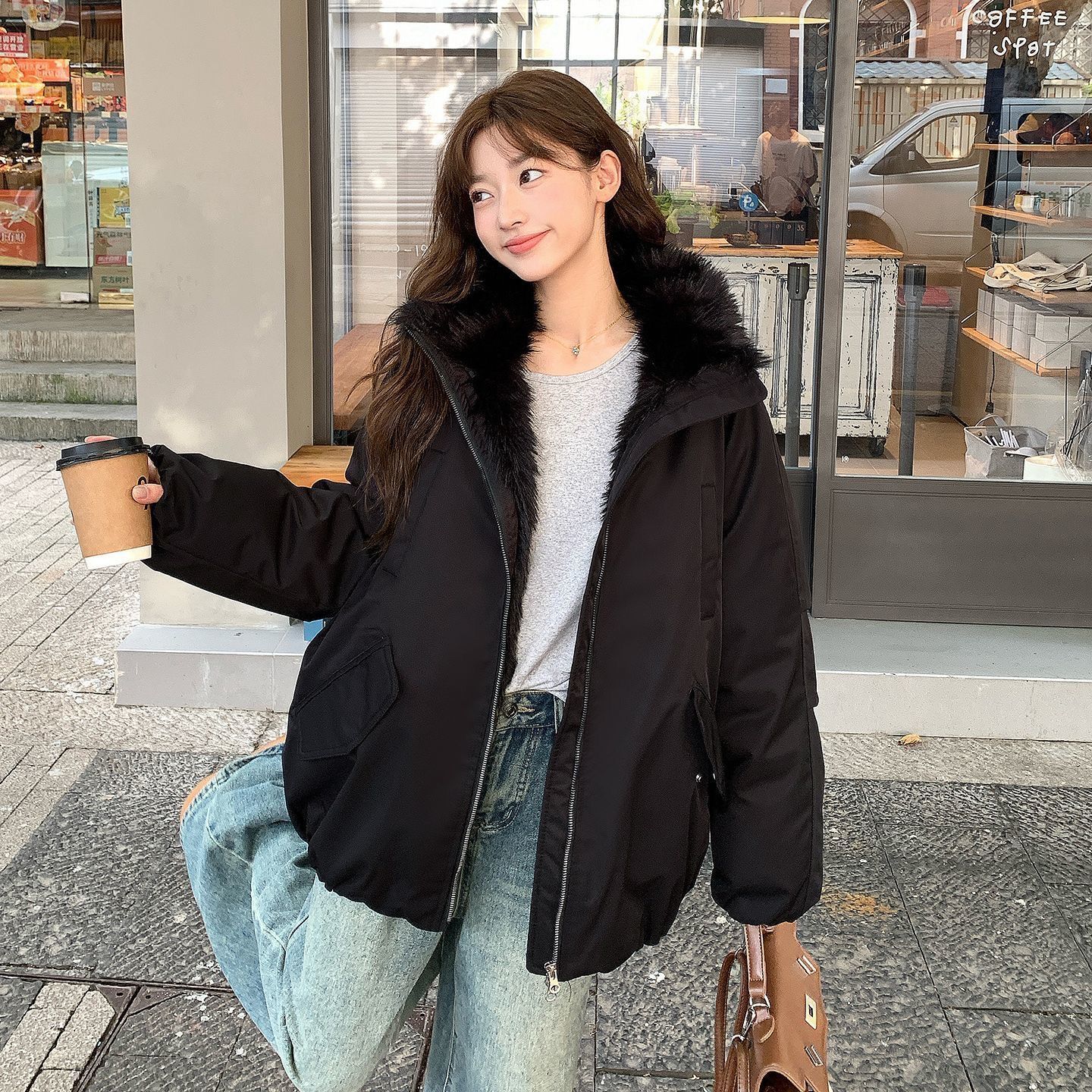 Cotton-padded Jacket For Warmth And Fashion