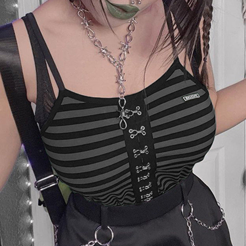 Spice Girl Dark Street Striped Sling