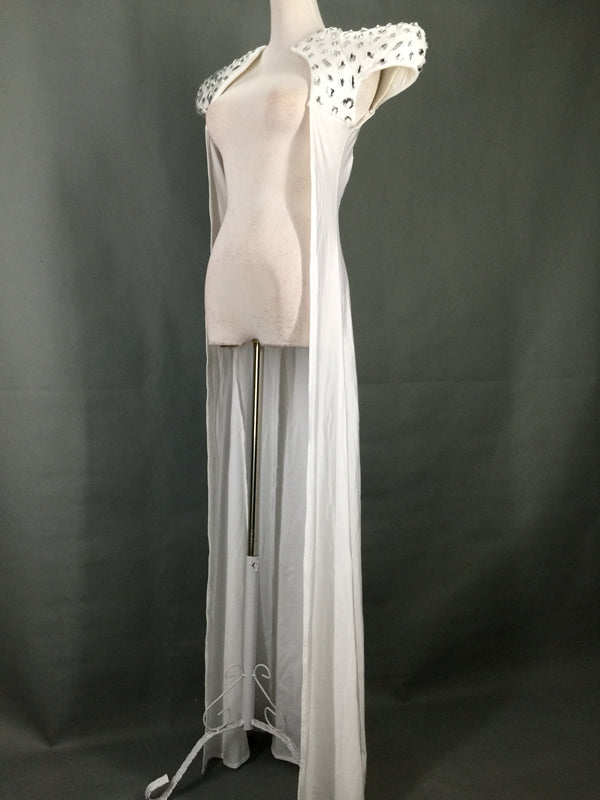 Bar Party Ladies Stage Show Shiny Hand Sewn Diamond Cloak