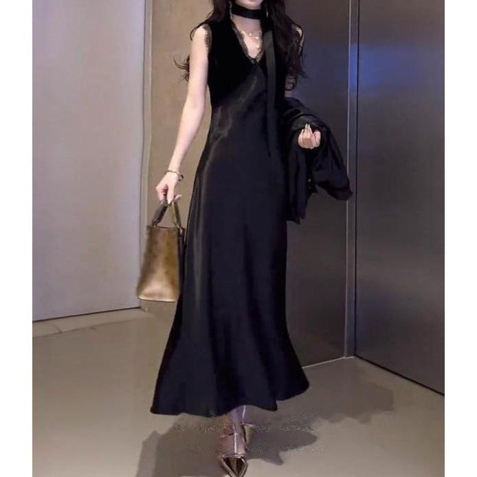 Womens Blazer And High-Waisted Dress Set