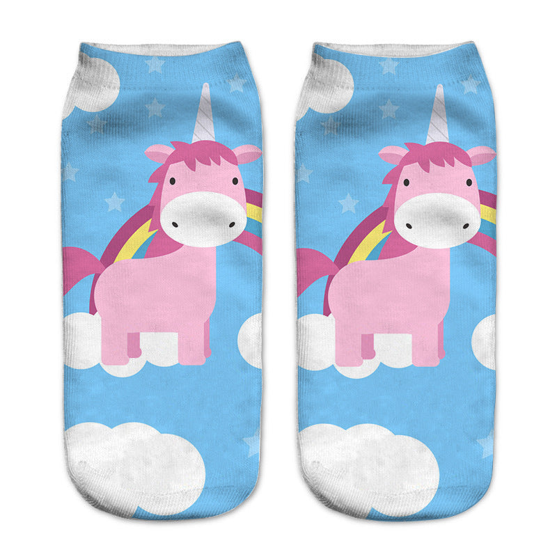 Digital Printing Women's Socks 3d