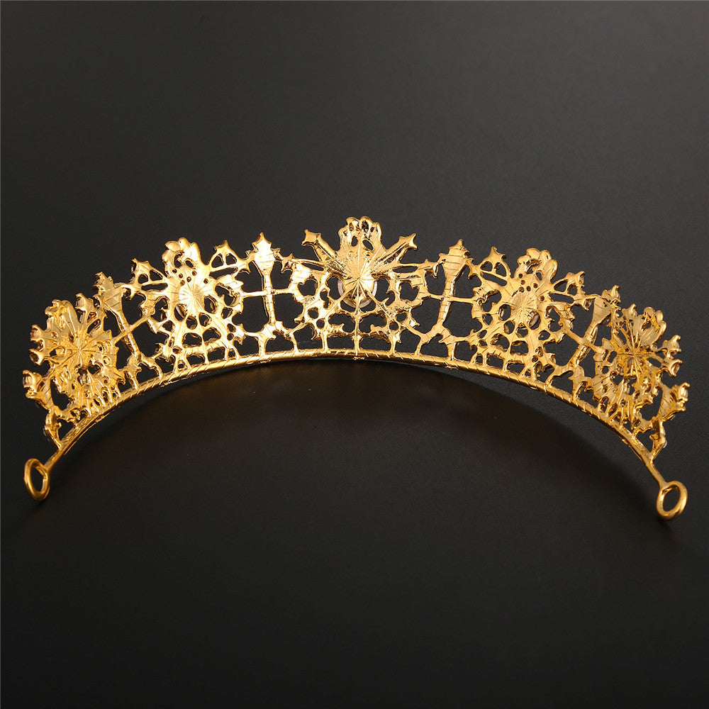 Big Crown European Baroque Wedding Princess Hair Accessories Vintage