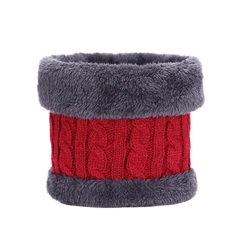 Plush Thick Woolen Hat For Outdoor Cold Protection
