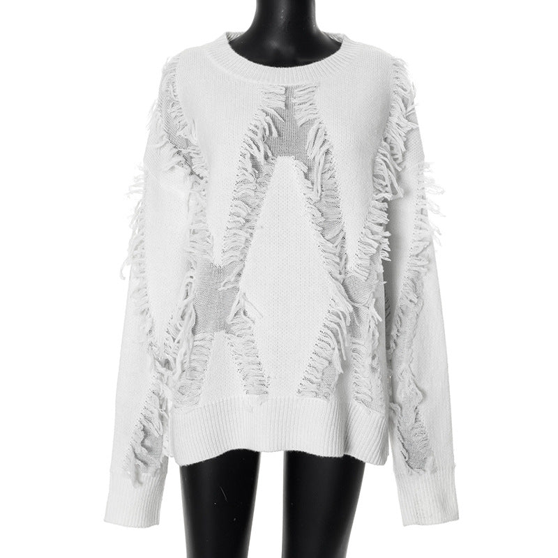 Women's Vintage Sweater Loose And Idle Knitted
