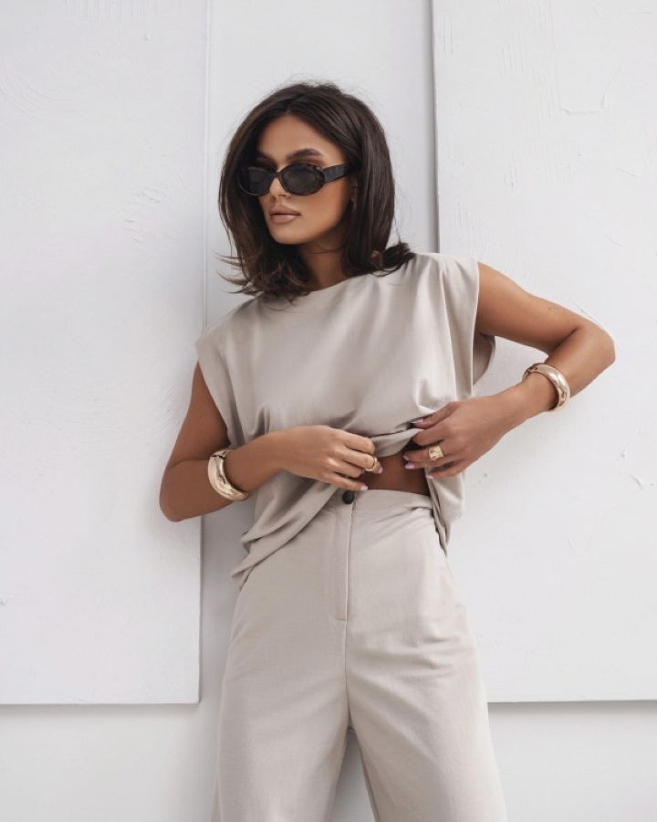 European And American Autumn And Winter New Sleeveless Solid Color