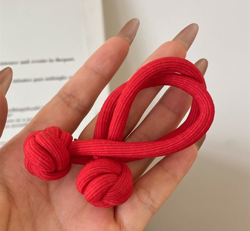 Girls' High-end Hair Band With Rubber Band
