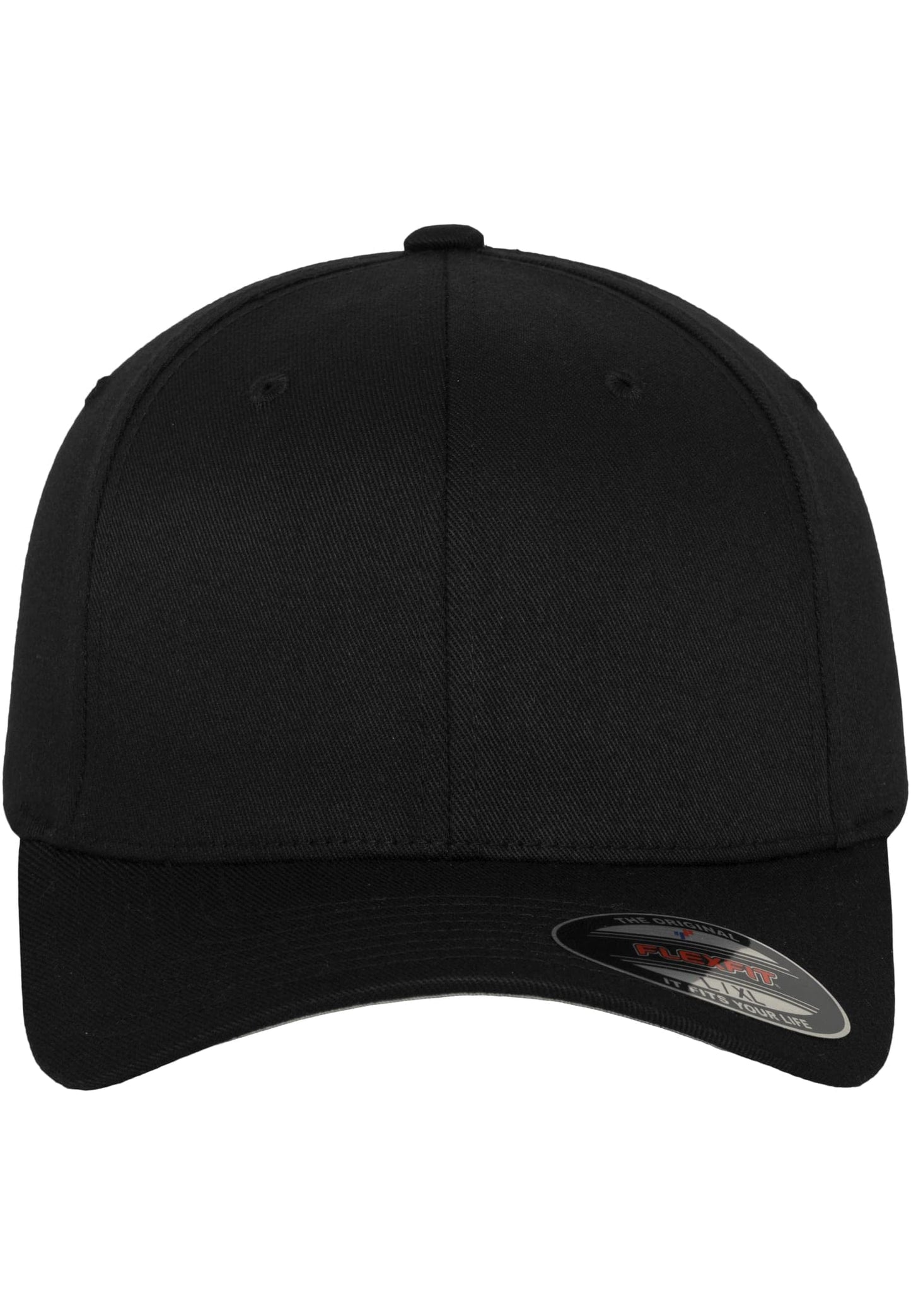 Flex Fit Unisex Flexfit Wooly Combed, Svart, L-XL