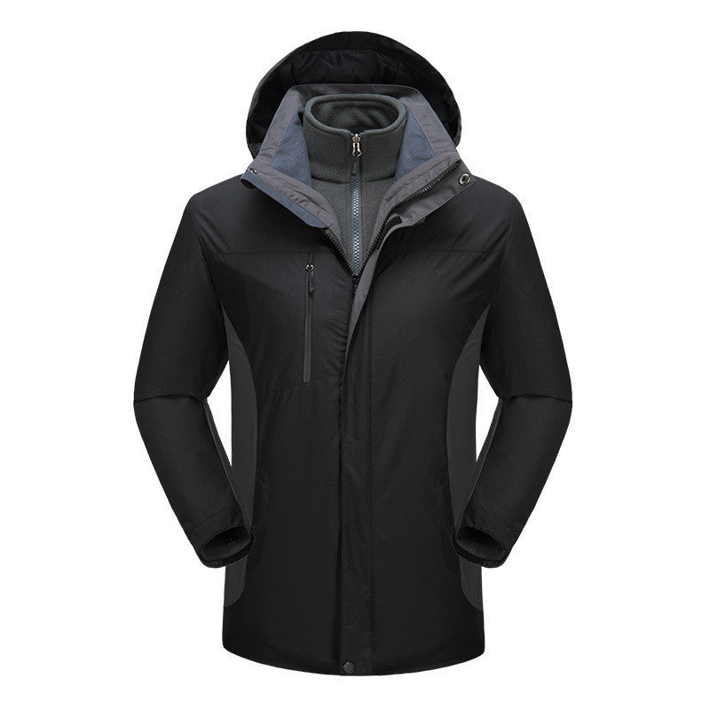 Detachable Windbreaker Warm Jacket Work Clothes Printing
