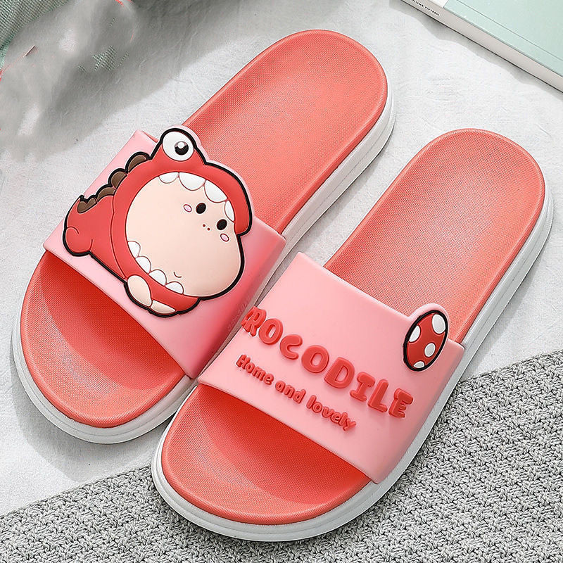 Cute Cartoon Fashionable Household Dinosaur Slippers