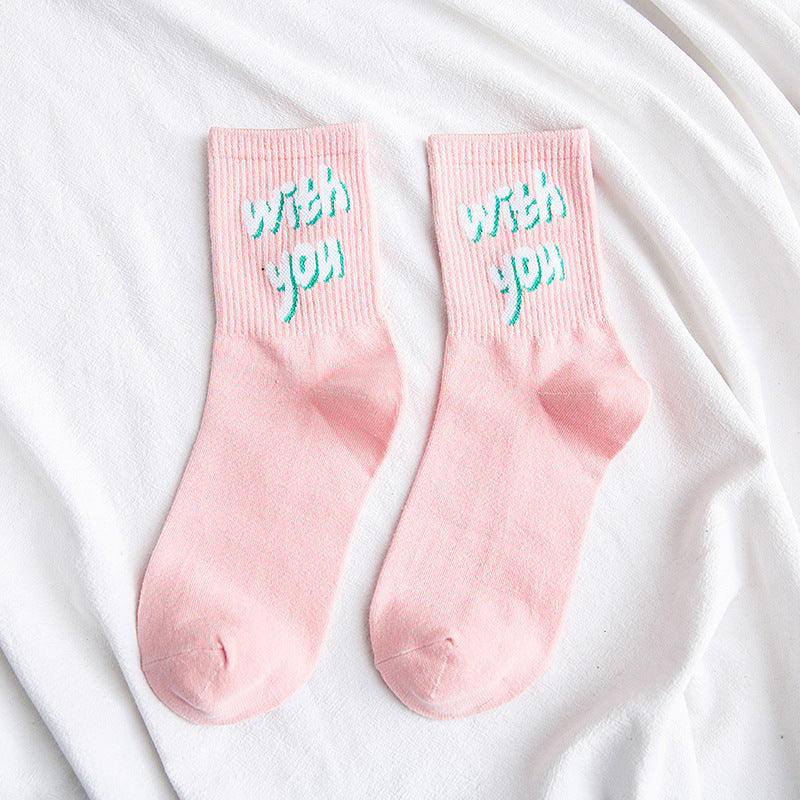 Sports students' cotton socks