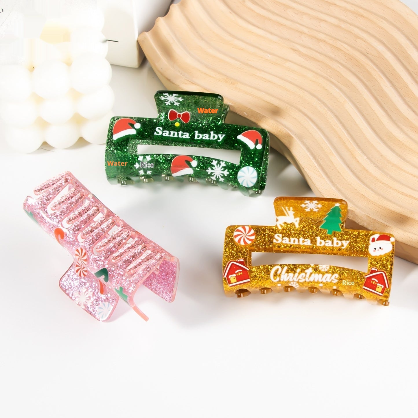 Female Creative Versatile Christmas Print Clip