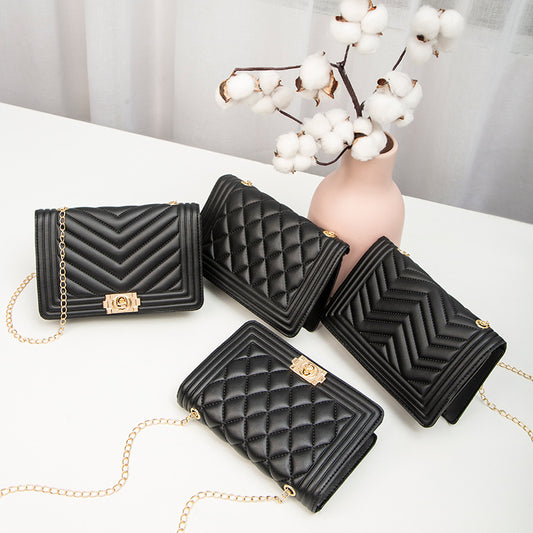 Simple And Stylish One-shoulder Square Bag