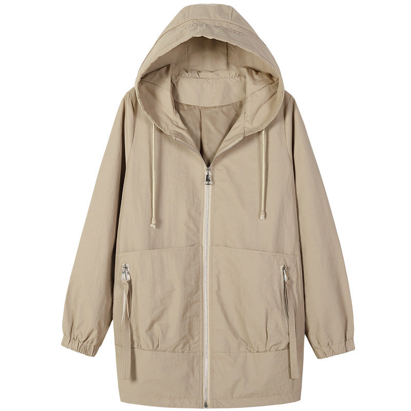 Casual Short Spring And Autumn Jacket Trench Coat