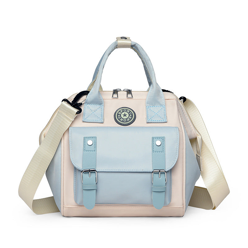 Women's Fashion Oxford Cloth Belt Multifunctional Cross-body Shoulders Backpack