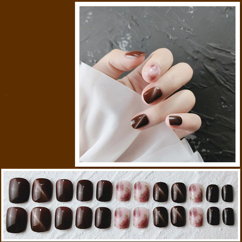 Fashion Net Red Cat Eye Jump Color Nail Art