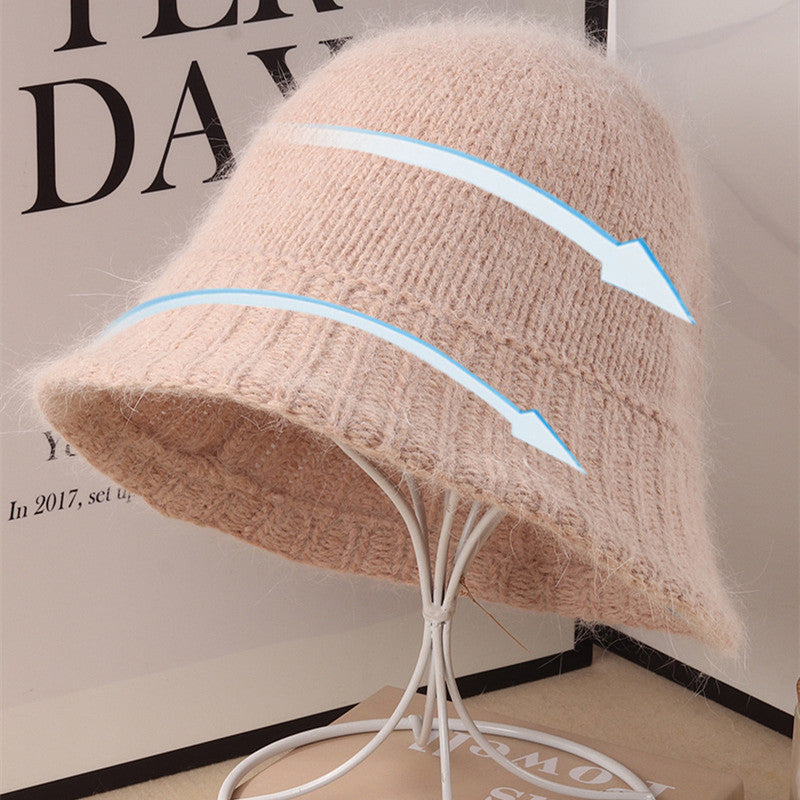Top Basin Knitted Warm Plush Hat