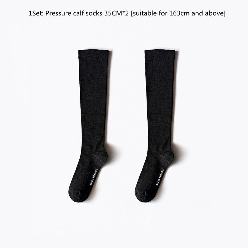 Double Segment Pressure Thin Leg Women's Tube Socks