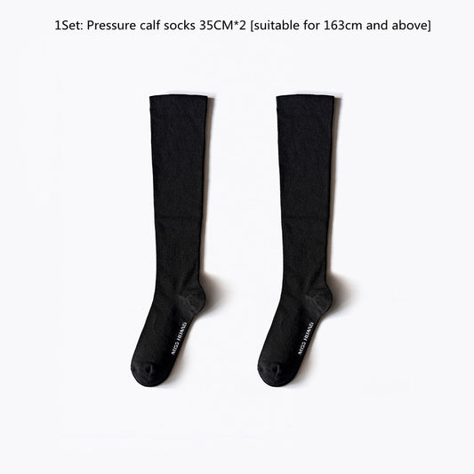 Double Segment Pressure Thin Leg Women's Tube Socks