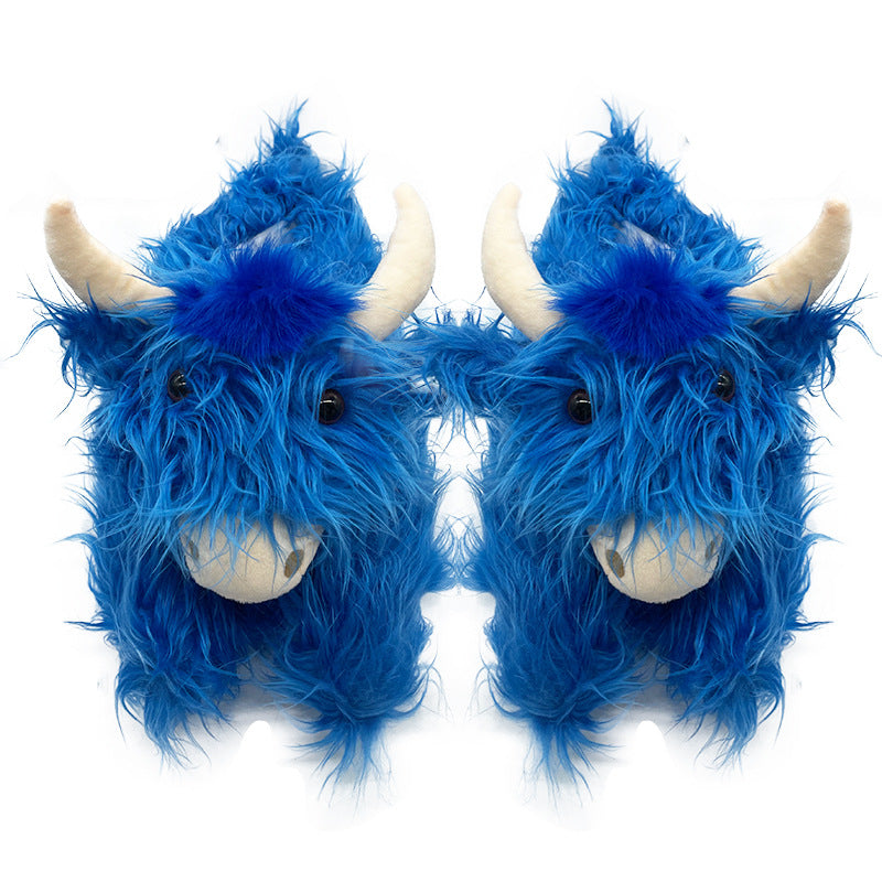 Men's And Women's Scottish Yak Slippers Cotton Shoes