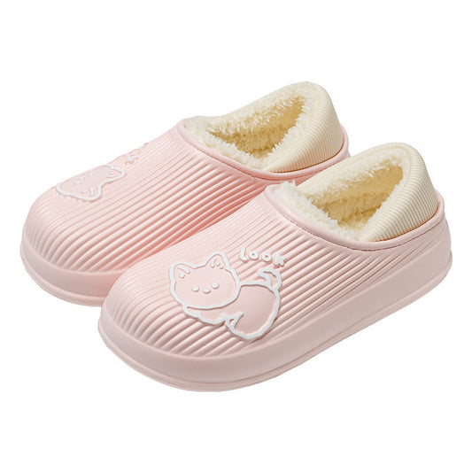 Cotton Slippers Women's Winter Indoor