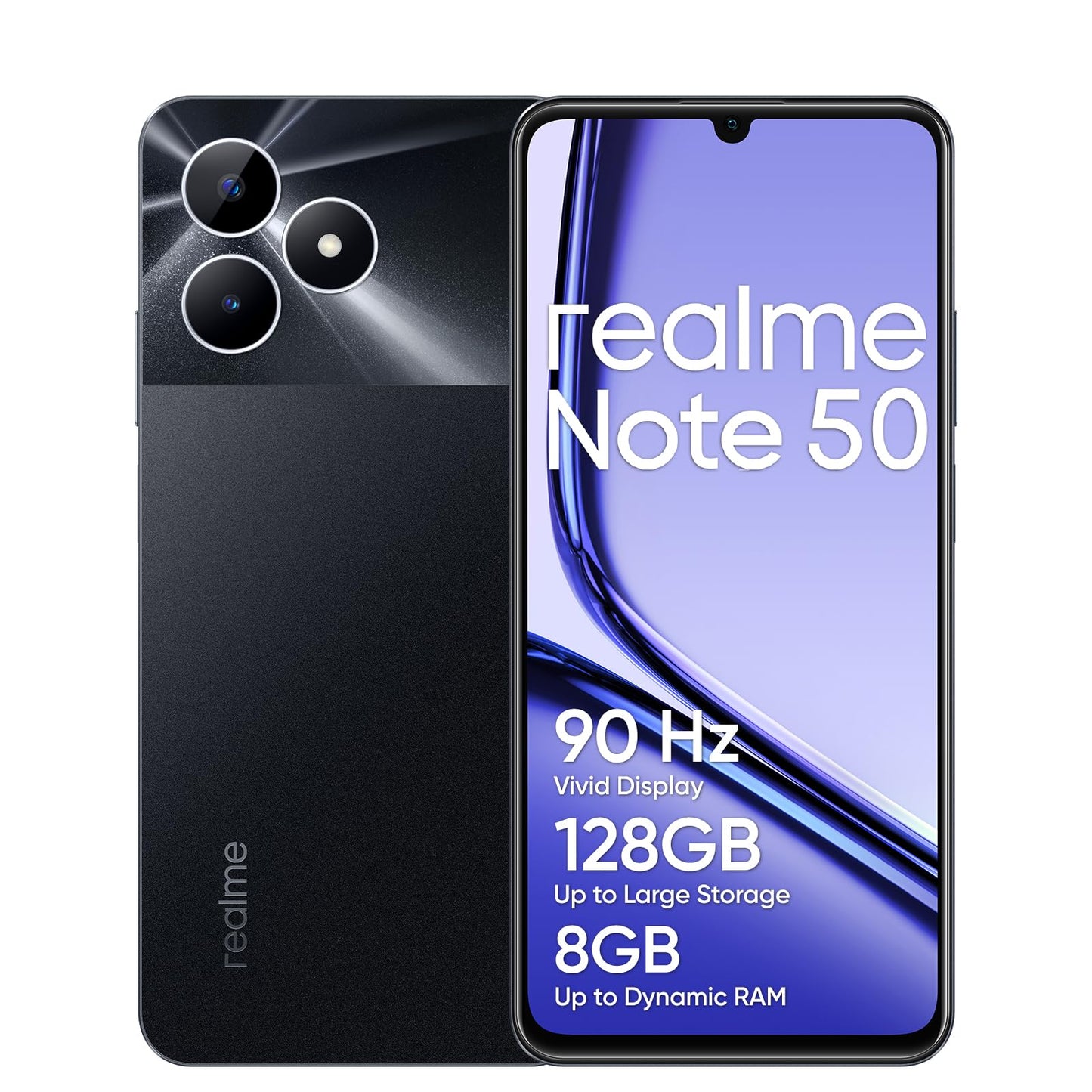 realme Note 50 17,1 cm (6.74") Double SIM Android 13 4G USB Type-C 4 Go 128 Go 5000 mAh Noir