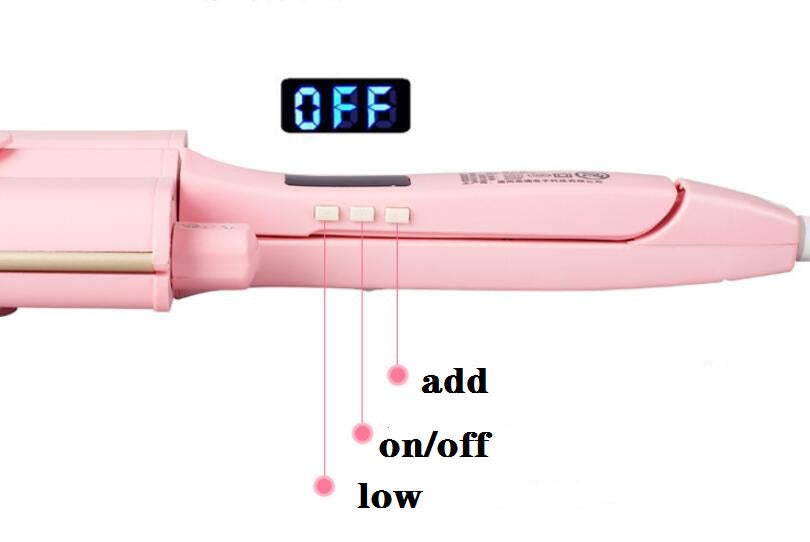 Omelet head curling iron