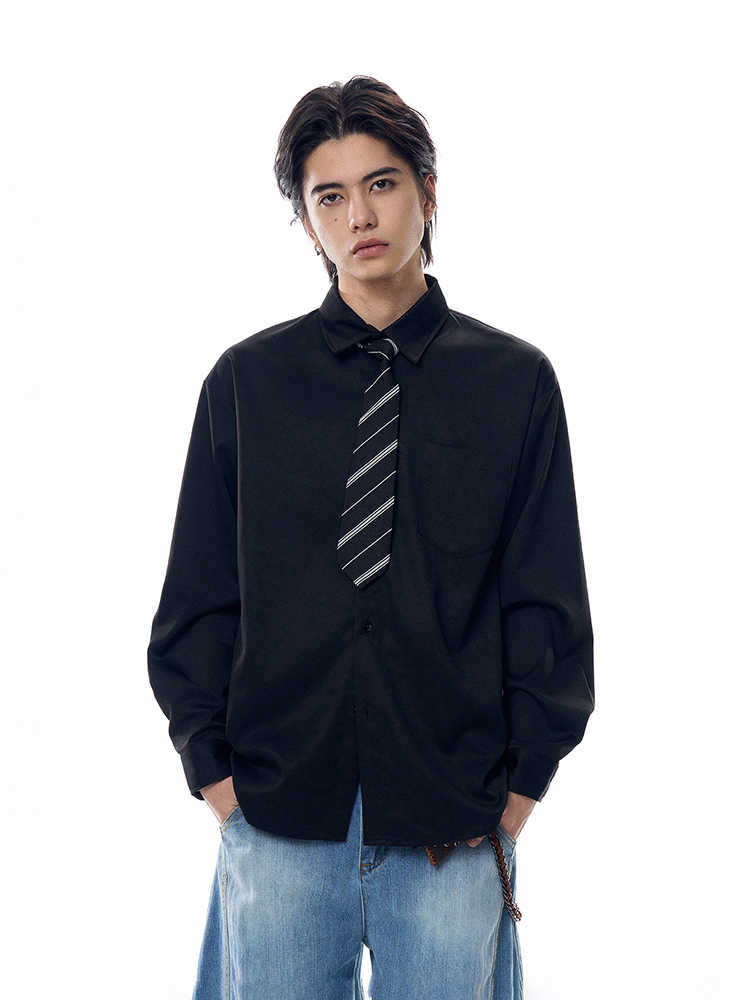 Casual Mens Base-layer Shirt For Layering