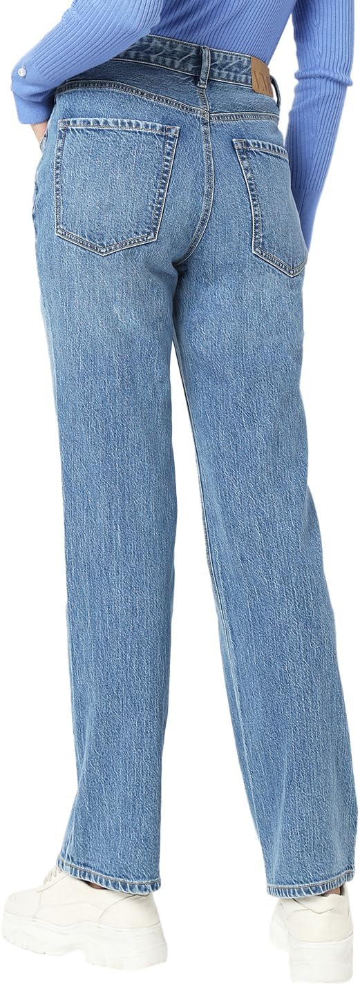 VERO MODA dam Raka jeans Vmtessa Hr raka jeans Li3114 Ga Noos