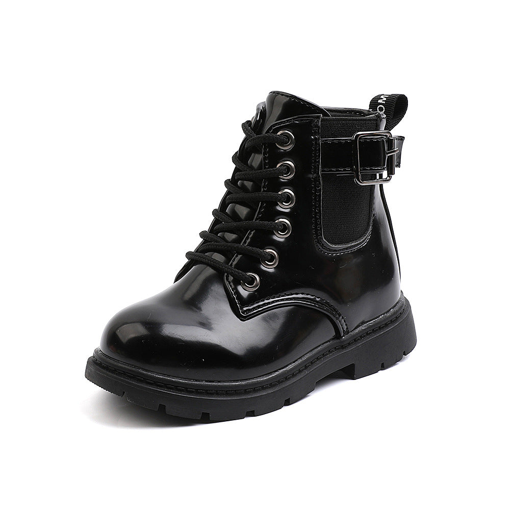 Autumn British Style Childrens Martin Boots