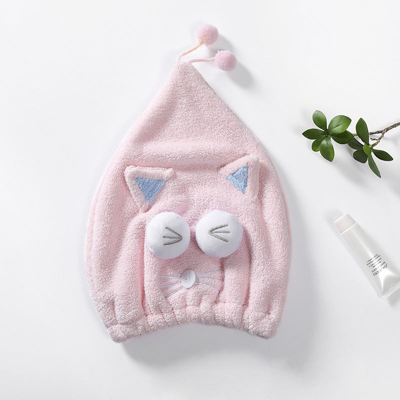 Women's Cartoon Hair Dryer Hat