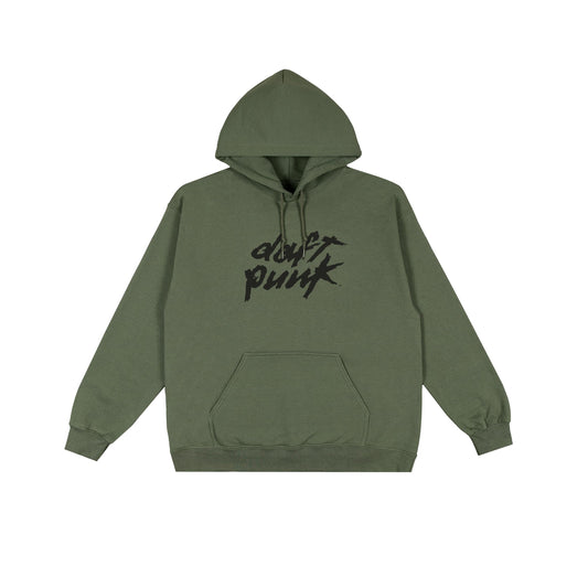 Daft Punk unisex - vuxen Daft Punk Official Merch Classic Logo Hoodie Tröja