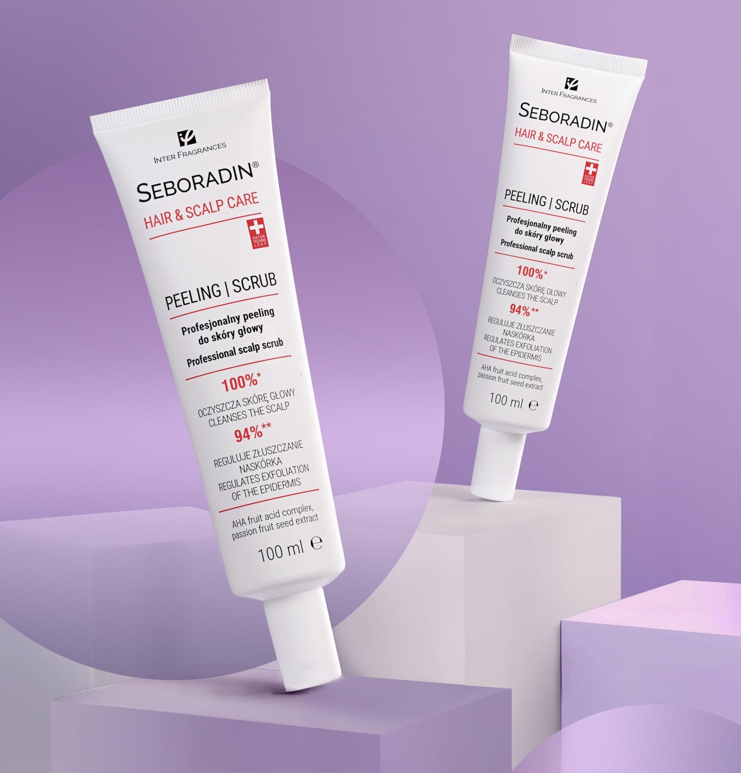Seboradin Enzymatisk Peeling Hårskrubb Hudskrubb Skalning Fruktsyra För Svagt Och Känsligt Fet Hår Exfolierande Behandling För Huden 100 ml