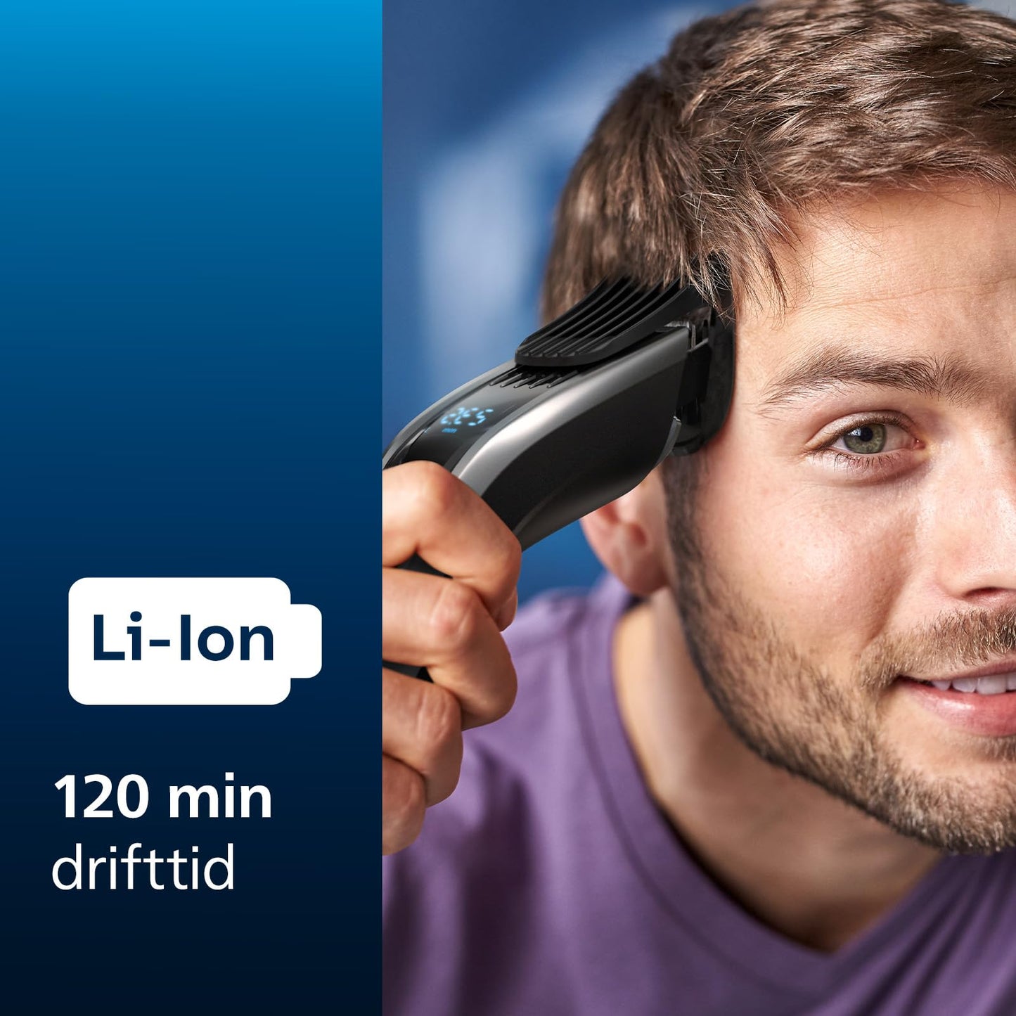 Philips Hair Clipper Series 9000 med digital pekskärm (modell HC9450/15)