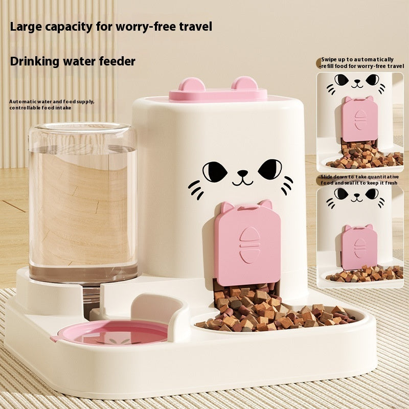 Cat Feeder Water And Grain Integrated Casting