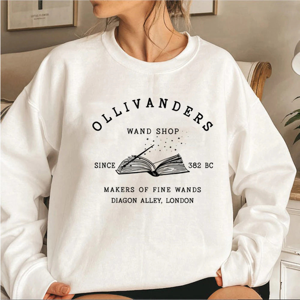 Troldmandsboghandel Sweatshirt Sweater Magisk Troldmands Hættetrøjer