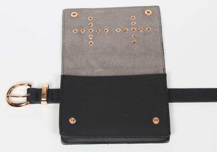 Korean Style Studded Fashion Women's Belt Bag