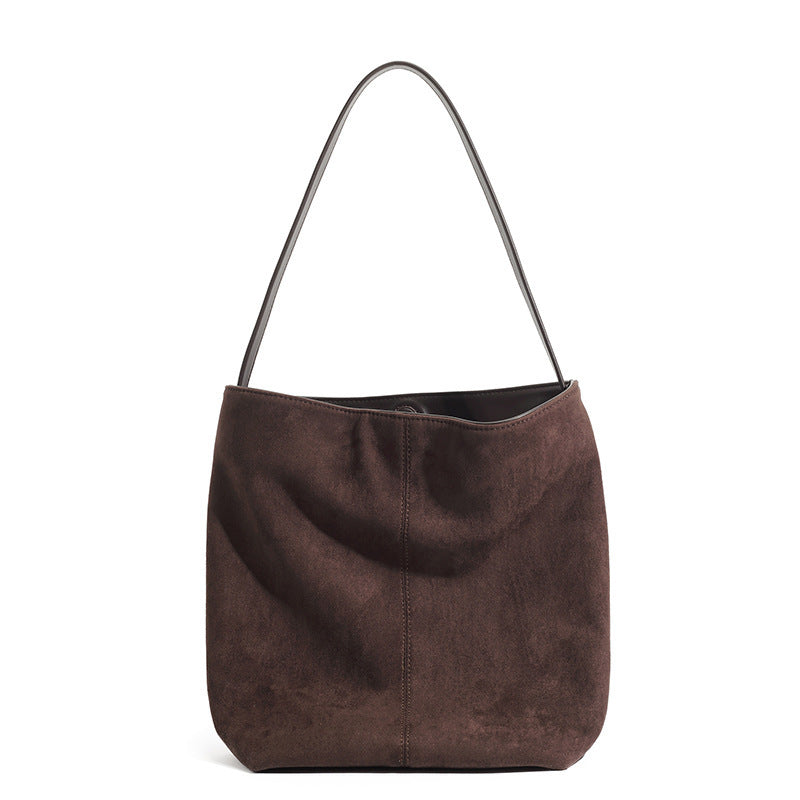 Womens Retro High-Capacity Bag For FallWinter