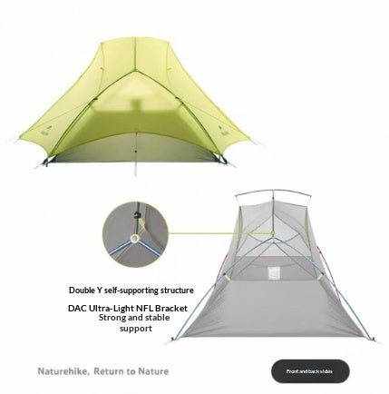 Single And Double Hiking Tent Ultra-light Outdoor Camping