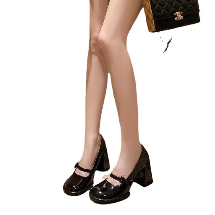 Women's Fashion Spring New Chunky Heels