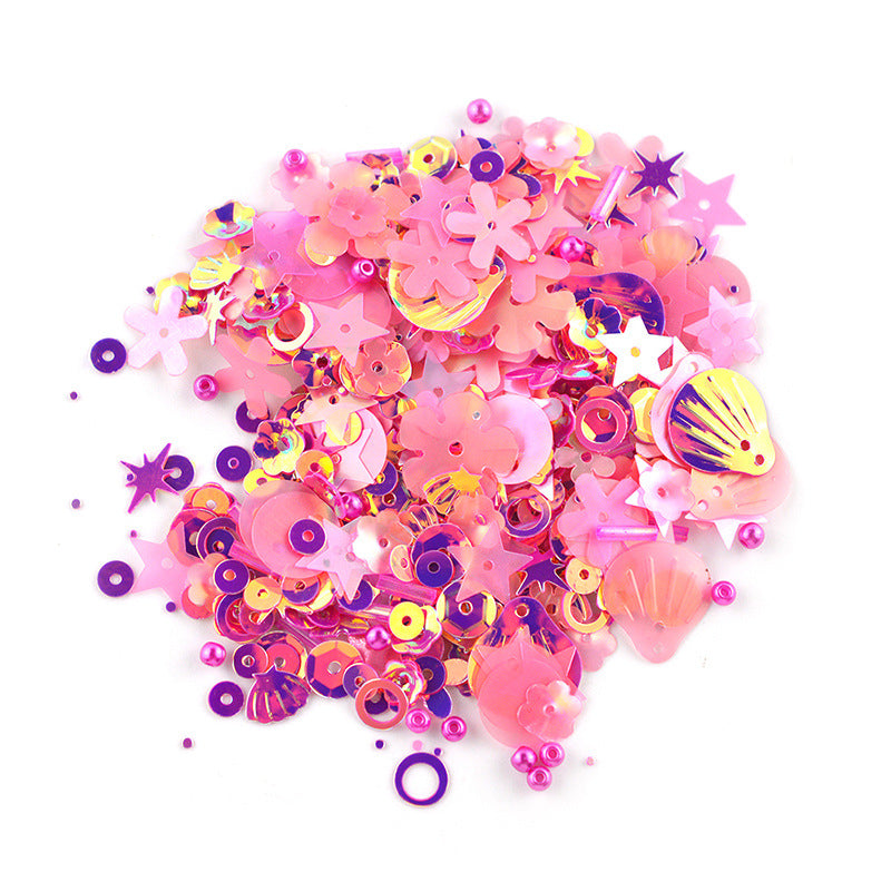 DIY Pearl Sequins Mixed Epoxy Filler