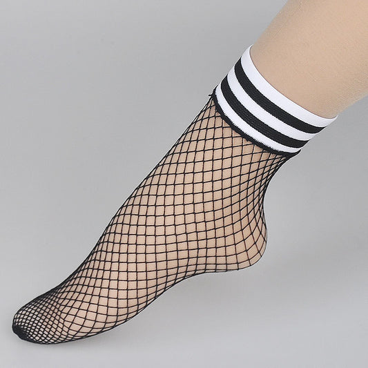 Hollow Non-slip Sports Fishnet Stockings