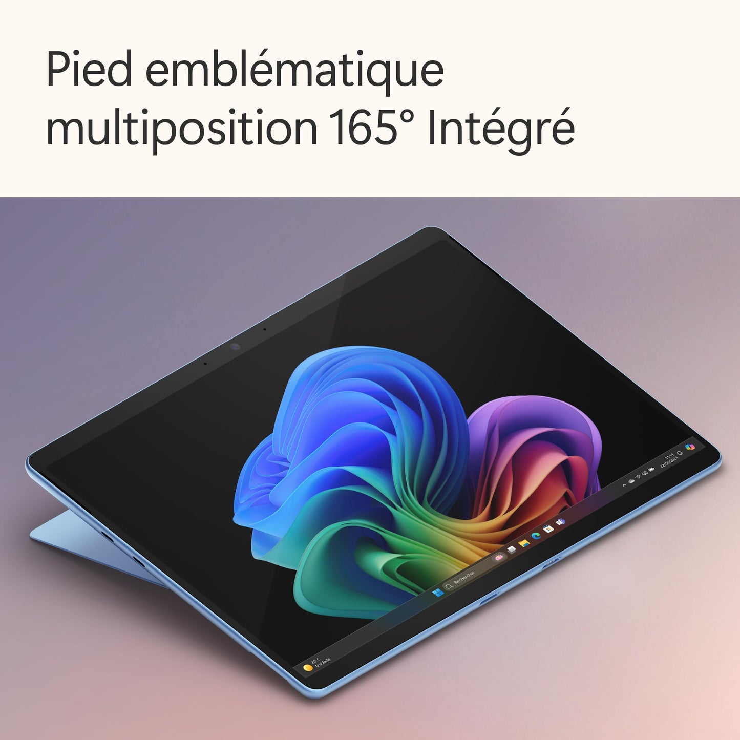 Microsoft Surface Pro (laddare ingår inte) | Copilot+ PC | 13 OLED-pekskärm | Snapdragon® X Elite | 16 GB RAM | 512 TB SSD | Senaste modellen, 11:e upplagan | Safirblå