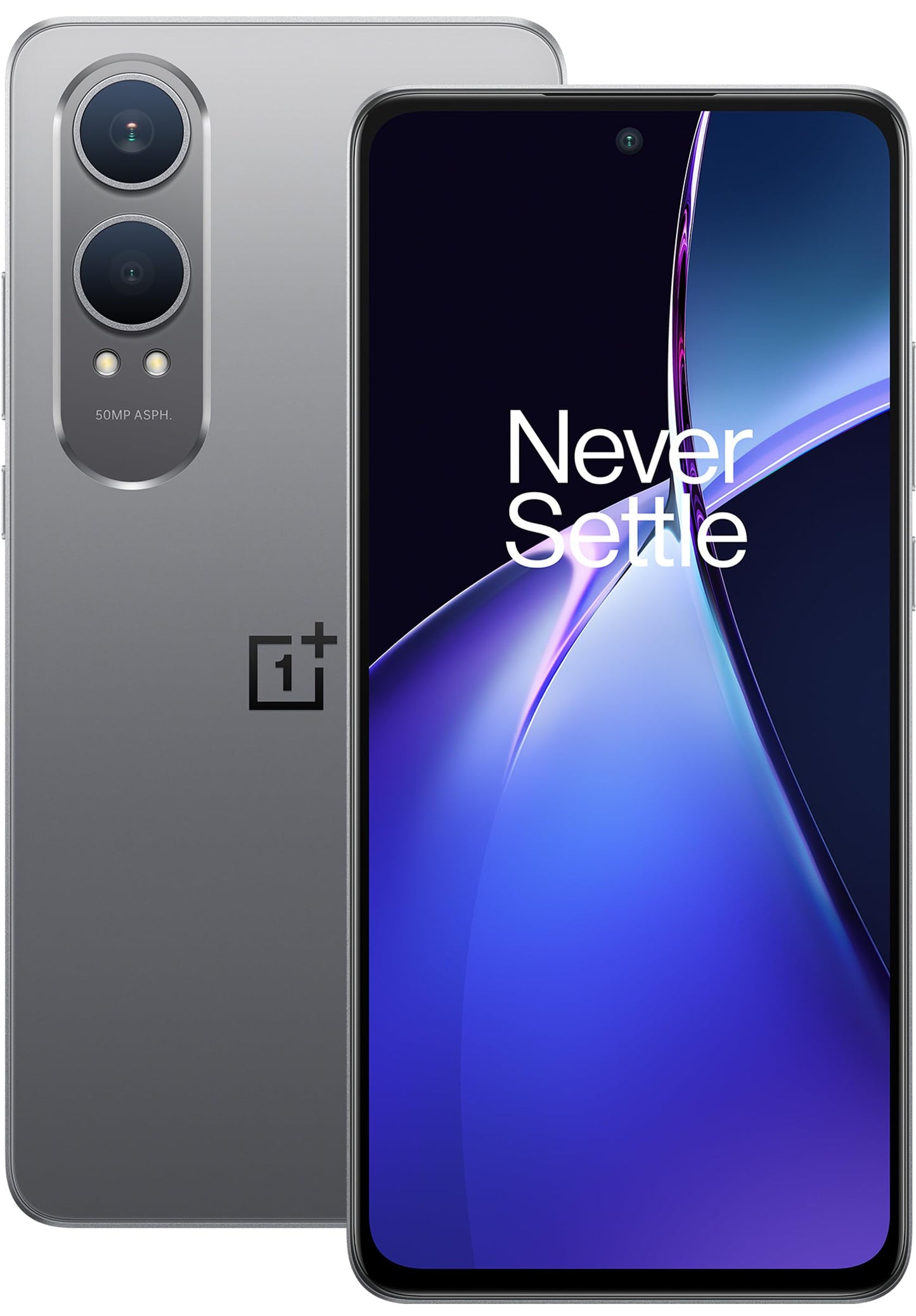 OnePlus Nord CE 4 Lite 5G 8GB RAM 256GB Lagring SIM-fri Smartphone med 50MP Dubbelkamera - 2 Super Silver