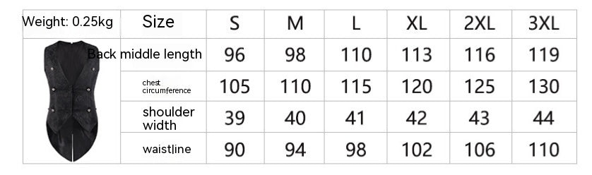 Spring And Autumn Punk Men's Clothing Solid Color Formal Wear Slim Men's Casual Vest