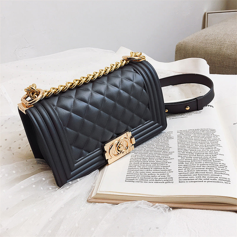 One-shoulder crossbody fashion chain bag