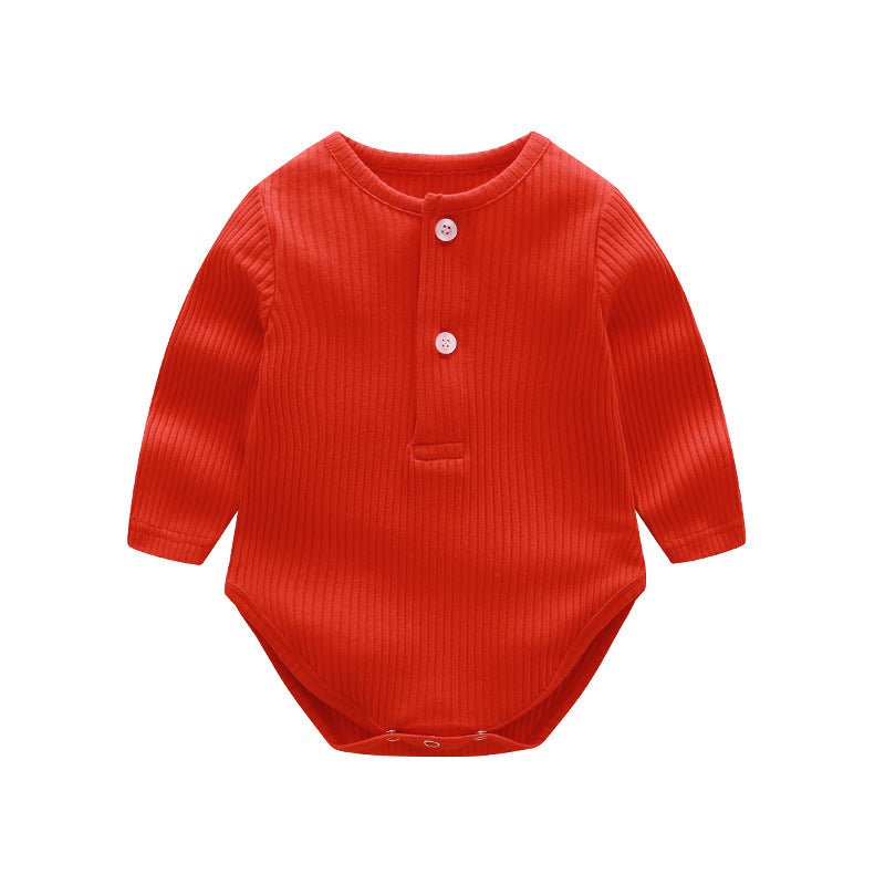Pure Cotton Pit Strip Jumpsuit Super Cute Newborn
