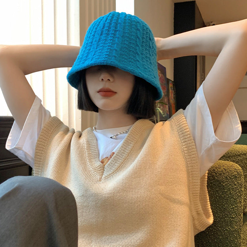 Women's Fashion Knitting Wool Fishing Hat
