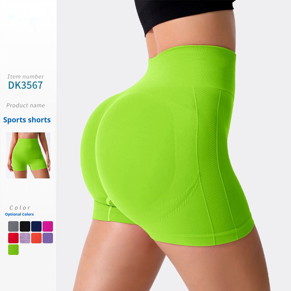 Yoga Shorts For Workouts High-waisted Form-fitting And Tummy-control