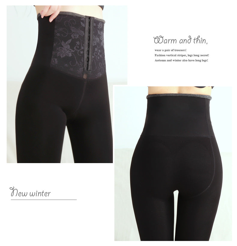 Beautiful Leg Shaping Thermostat Abdominal Pressure All-in-one Pants