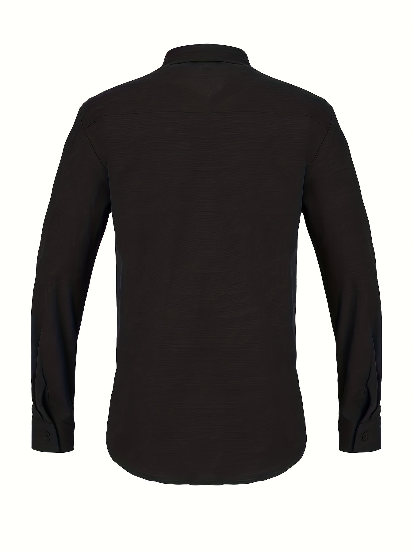 Loose Colored Lapel Long-sleeved Casual Men's Shirt For Teenagers